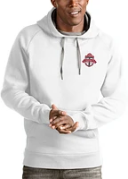 Antigua Toronto FC Mens White Victory Long Sleeve Hoodie