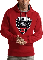 Antigua DC United Mens Full Front Victory Long Sleeve Hoodie