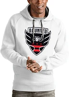 Antigua DC United Mens Full Front Victory Long Sleeve Hoodie