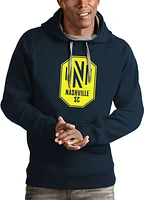 Antigua Nashville SC Mens Navy Blue Full Front Victory Long Sleeve Hoodie