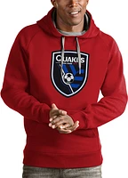 Antigua San Jose Earthquakes Mens Full Front Victory Long Sleeve Hoodie