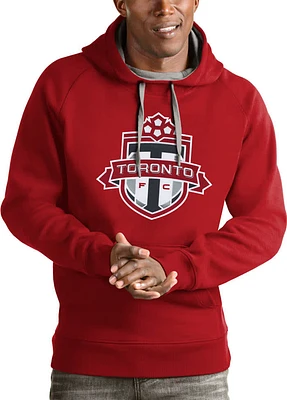 Antigua Toronto FC Mens Full Front Victory Long Sleeve Hoodie