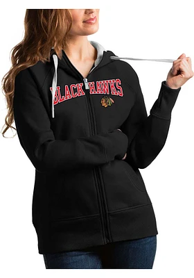 Antigua Chicago Blackhawks Womens Split Victory Long Sleeve Full Zip Jacket