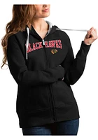 Antigua Chicago Blackhawks Womens Split Victory Long Sleeve Full Zip Jacket
