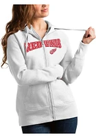 Antigua Detroit Red Wings Womens Split Victory Long Sleeve Full Zip Jacket