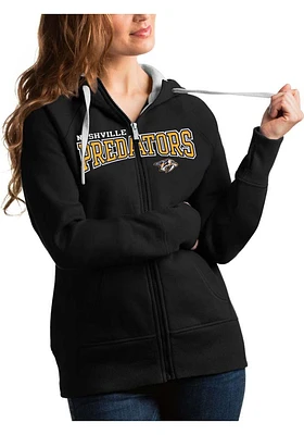 Antigua Nashville Predators Womens Split Victory Long Sleeve Full Zip Jacket