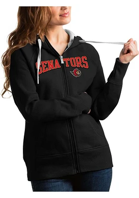 Antigua Ottawa Senators Womens Split Victory Long Sleeve Full Zip Jacket