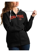 Antigua Ottawa Senators Womens Split Victory Long Sleeve Full Zip Jacket