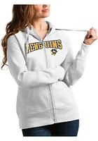 Antigua Pittsburgh Penguins Womens Split Victory Long Sleeve Full Zip Jacket