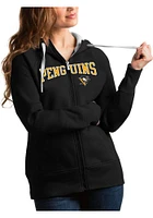 Antigua Pittsburgh Penguins Womens Split Victory Long Sleeve Full Zip Jacket