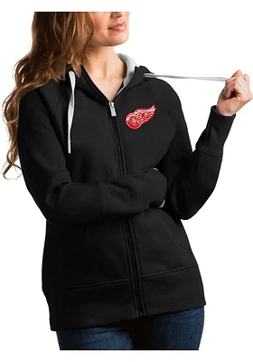 Antigua Detroit Red Wings Womens Victory Long Sleeve Full Zip Jacket