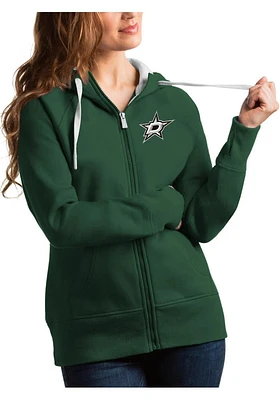 Antigua Dallas Stars Womens Victory Full Long Sleeve Zip Jacket