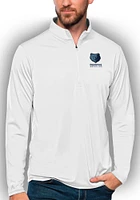 Antigua Memphis Grizzlies Mens Tribute Long Sleeve Qtr Zip Pullover