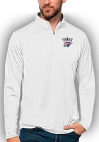 Antigua Oklahoma City Thunder Mens Tribute Long Sleeve Qtr Zip Pullover