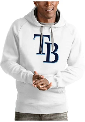 Antigua Tampa Bay Rays Mens Full Front Victory Long Sleeve Hoodie
