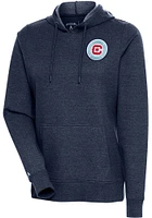 Antigua Cincinnati Reds Mens Victory Long Sleeve Hoodie