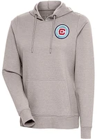 Antigua Cincinnati Reds Mens Victory Long Sleeve Hoodie