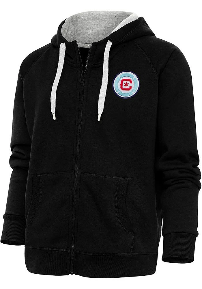 Antigua Chicago Fire Womens Victory Long Sleeve Full Zip Jacket