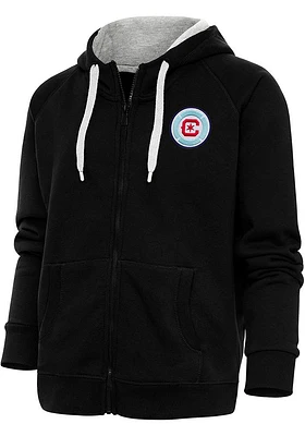 Antigua Chicago Fire Womens Victory Long Sleeve Full Zip Jacket