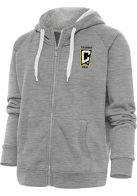 Antigua Columbus Crew Womens Victory Long Sleeve Full Zip Jacket