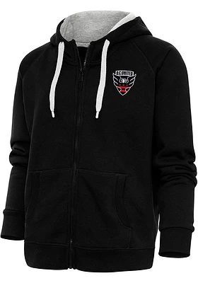 Antigua DC United Womens Victory Long Sleeve Full Zip Jacket