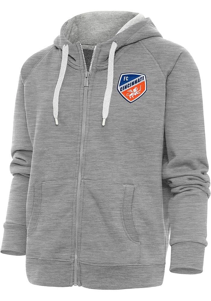 Antigua FC Cincinnati Womens Victory Long Sleeve Full Zip Jacket