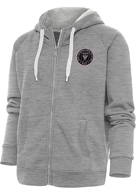 Antigua Inter Miami CF Womens Victory Long Sleeve Full Zip Jacket