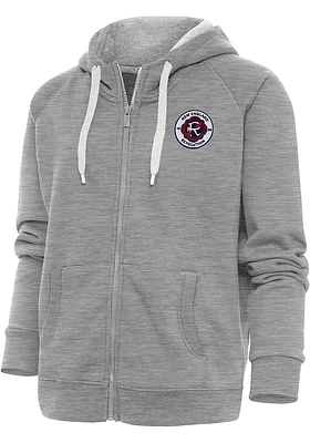 Antigua New England Revolution Womens Victory Long Sleeve Full Zip Jacket