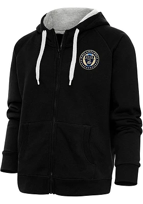 Antigua Philadelphia Union Womens Victory Long Sleeve Full Zip Jacket