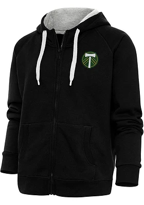 Antigua Portland Timbers Womens Victory Long Sleeve Full Zip Jacket
