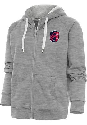 Antigua St Louis City SC Womens Victory Long Sleeve Full Zip Jacket