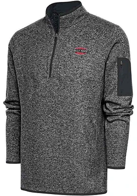 Antigua Rally House Mens Employee Fortune Long Sleeve Qtr Zip Pullover