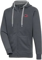 Antigua Rally House Mens Charcoal Employee Victory Long Sleeve Full Zip Jacket