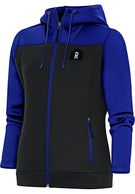 Antigua Rally House Womens Blue Employee Protect Long Sleeve Full Zip Jacket
