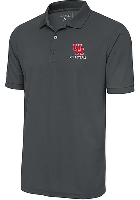 Antigua Houston Cougars Volleyball Legacy Pique Big and Tall Polo