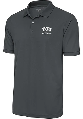 Antigua TCU Horned Frogs Alumni Legacy Pique Big and Tall Polo