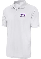 Antigua TCU Horned Frogs Baseball Legacy Pique Big and Tall Polo