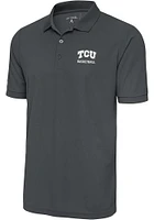 Antigua TCU Horned Frogs Basketball Legacy Pique Big and Tall Polo