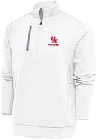 Antigua Houston Cougars Mens Alumni Generation Long Sleeve Qtr Zip Pullover