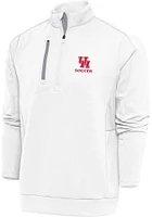 Antigua Houston Cougars Mens Soccer Generation Long Sleeve Qtr Zip Pullover