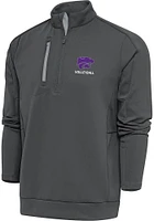 Antigua K-State Wildcats Mens Volleyball Generation Long Sleeve Qtr Zip Pullover