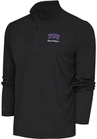 Antigua TCU Horned Frogs Mens Volleyball Tribute Long Sleeve Qtr Zip Pullover