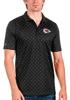 Antigua Kansas City Chiefs Mens Spark Short Sleeve Polo