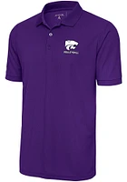 Antigua K-State Wildcats Mens Volleyball Legacy Pique Short Sleeve Polo