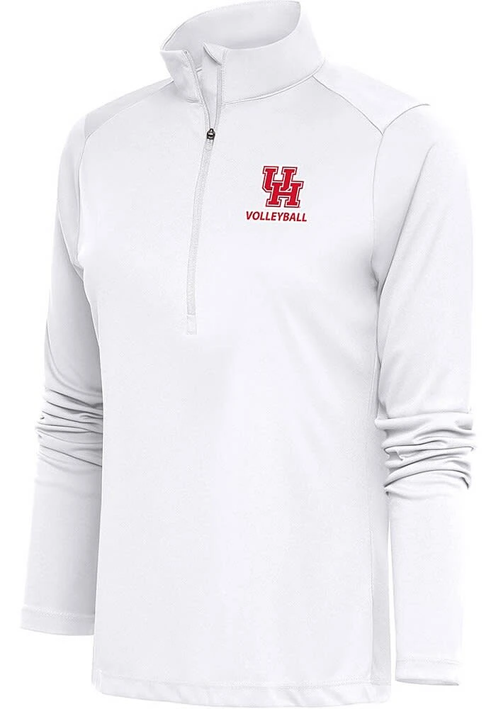 Antigua Houston Cougars Womens Volleyball Tribute Qtr Zip Pullover