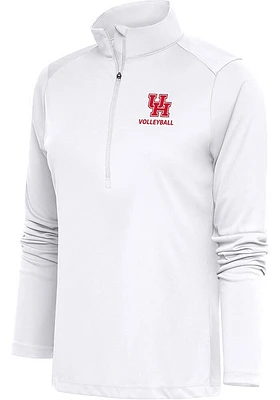 Antigua Houston Cougars Womens Volleyball Tribute Qtr Zip Pullover