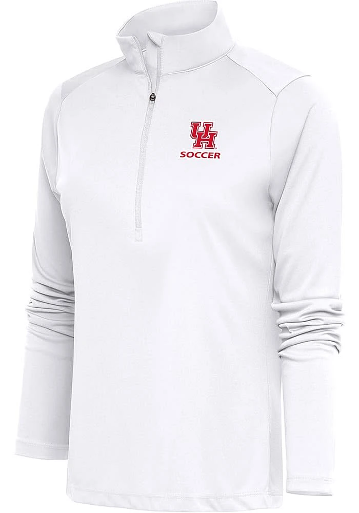 Antigua Houston Cougars Womens Soccer Tribute Qtr Zip Pullover