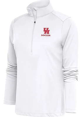 Antigua Houston Cougars Womens Soccer Tribute Qtr Zip Pullover