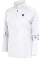 Antigua K-State Wildcats Womens Mom Tribute Qtr Zip Pullover