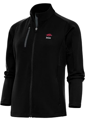 Antigua Arkansas Razorbacks Womens Mom Generation Light Weight Jacket